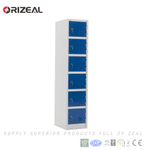 Orizeal Factory Promotion Metall Speicher 6 Tür Stahl Schließfach intelligente Schließfach (OZ-OLK012)